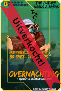 Overnachting op locatie (beperkt beschikbaar!)