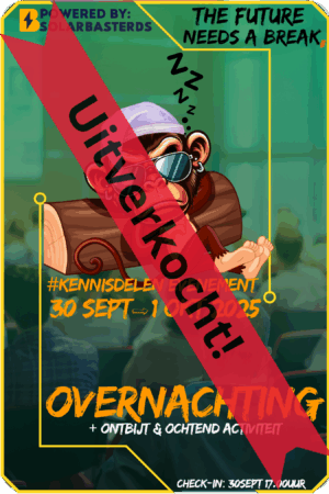 Overnachting op locatie (beperkt beschikbaar!)